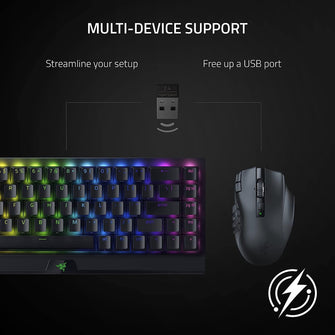 Buy Alann Trading Limited,Razer Naga V2 HyperSpeed - Ergonomic Wireless MMO Gaming Mouse (with 19 Programmable Buttons, HyperSpeed Wireless (2.4 GHz), Up to 250 Hours of Battery Life, Focus Pro 30 K Optical Sensor) Black - Gadcet UK | UK | London | Scotland | Wales| Near Me | Cheap | Pay In 3 | Mice & Trackballs