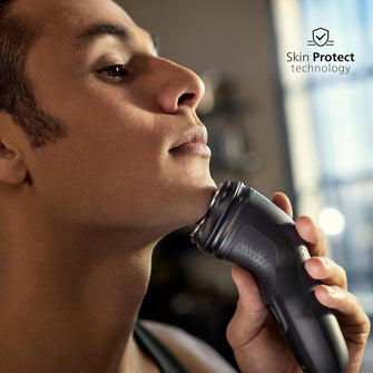 Buy Philips,Philips Electric Shaver Series 3000X - Wet & Dry Electric Shaver for Men in Deep Black, with SkinProtect Technology, Pop-up Beard Trimmer, Ergonomic Men's Shaver (Model X3001/00) - Gadcet UK | UK | London | Scotland | Wales| Near Me | Cheap | Pay In 3 | Trimmer