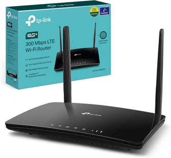 TP-Link Archer MR500 AC1200 4G+ Cat6 WiFi 4G Router, Gigabit Port, 4G Router with Sim Slot, Mobil WiFi Router, Sim Card Router, Superfast 4G+ LTE Speed, External Antenna, MU-MIMO, Plug & Play