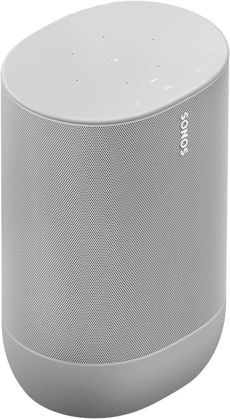 SONOS Move Portable Wireless Multi-room Speaker with Google Assistant & Amazon Alexa - Lunar  White