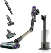 Shark PowerDetect Cordless Vacuum, DuoClean, Anti-Hair Wrap, Auto-Empty Base, Lightweight, Pet & Multi-Surface Tools, 70 Min Runtime, Grey (IP3251UKT)