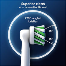 Oral-B Pro Cross Action Electric Toothbrush Head, X-Shape and Angled Bristles for Deeper Plaque Removal, Pack of 12 Toothbrush Heads, White