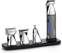 BaByliss Super-X Metal 15-in-1 Cordless Multi-Trimmer Grooming Kit – Beard & Nose Trimmer, Waterproof, Silver/Grey - 2