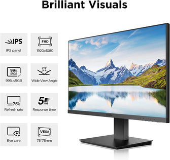 Buy KooRui,KOORUI 27 Inch FHD Monitor, IPS Computer Monitors, 75Hz, 5ms, 16:9 Full HD (1920 x 1080), VESA Mountable, HDMI/VGA, Low Blue Light - Gadcet.com | UK | London | Scotland | Wales| Ireland | Near Me | Cheap | Pay In 3 | Televisions