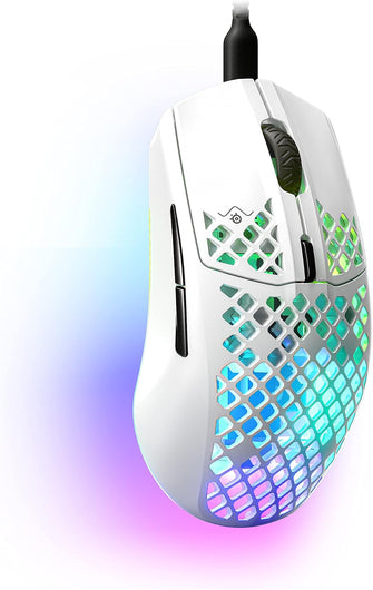 Buy SteelSeries,SteelSeries Aerox 3 Wireless Gaming Mouse - Snow White - Gadcet UK | UK | London | Scotland | Wales| Ireland | Near Me | Cheap | Pay In 3 | Computer Accessories