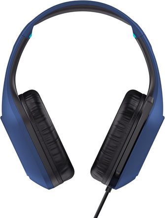 Trust Gaming GXT 418B Rayne Lightweight Gaming Headset - 3.5mm Jack, 50mm Drivers, Foldaway Microphone, Over-Ear, Wired, 2m Cable, for PC, Xbox, PS4, PS5, Switch, Mobile - Blue