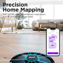 Shark Matrix Plus 2-in-1 Self-Empty Robot Vacuum & Mop, LiDAR Mapping, for Carpets, Hard Floors, Pet Hair, Anti-Allergen, Self-Charging, WiFi/App/Alexa, Black