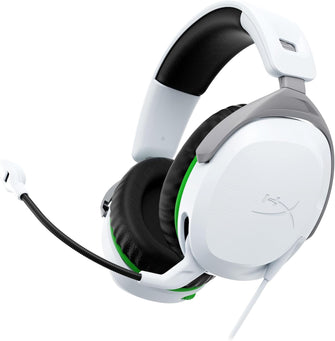 HyperX CloudX Stinger 2 Gaming Headset for Xbox - Licensed, Signature Comfort, Adjustable Headband, Wired, White