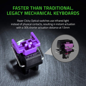 Buy Razer,Razer Huntsman Mini (Purple Switch) - 60% Compact Gaming Keyboard (Clicky Optical-Mechanical Switches, Doubleshot PBT Keycaps, Detachable USB-C Cable) UK Layout | Black - Gadcet UK | UK | London | Scotland | Wales| Ireland | Near Me | Cheap | Pay In 3 | Keyboards