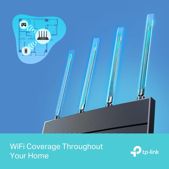 TP-Link Archer AX12 Wi-Fi 6 Router - 1500Mbps Dual Band, WPA3 Security, Ideal for Gaming and 4K, Plug & Play