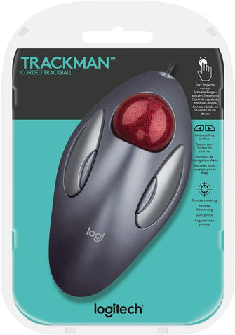 Buy Logitech,Logitech TrackMan Marble, Wired Trackball Mouse, 300 DPI Marble Optical Tracking, Ambidextrous, USB, PC / Mac / Laptop Visit the Logitech Store - Gadcet UK | UK | London | Scotland | Wales| Ireland | Near Me | Cheap | Pay In 3 | Keyboard & Mouse