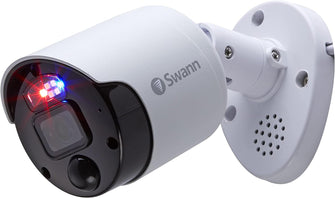 Buy Swann,Swann Add-On NVR Bullet Security Camera with PoE connection, 4K Ultra HD Video, Indoor or Outdoor, Colour Night Vision, Heat Motion Detection - Gadcet UK | UK | London | Scotland | Wales| Ireland | Near Me | Cheap | Pay In 3 | Surveillance Cameras