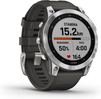 Buy Garmin,Garmin Fenix 7 Pro Sapphire Solar Edition Silver with Graphite Band - Gadcet UK | UK | London | Scotland | Wales| Near Me | Cheap | Pay In 3 | Watches