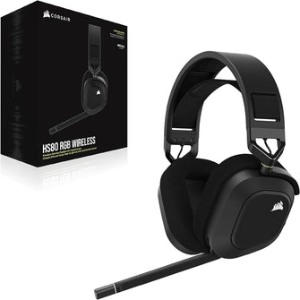 CORSAIR HS80 RGB Wireless Gaming Headset - Black - 7