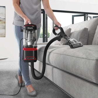 Shark NV602UKT Corded Upright Vacuum Cleaner, 1.1L, Lift-Away, Pet Model, Anti-Allergen, LED Headlights, 750W, 8m Cord, Red/Black - 5