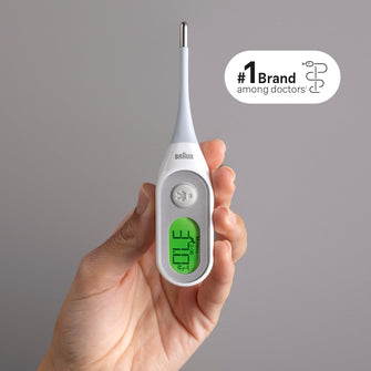 Braun Age Precision Digital Thermometer (PRT2000) – Multi-Site Use (Oral, Rectal, Underarm), Baby & Infant Friendly