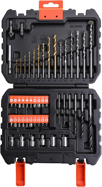 Black + Decker A7188 50-Piece Drill and Screwdriver Bit Set