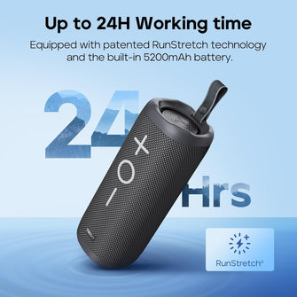 Tribit StormBox 2 Bluetooth Speaker – 34W 360° Sound, XBass, 24H Playtime, IPX7 Waterproof, Bluetooth 5.3, TWS Pairing – Portable Wireless Outdoor Speaker