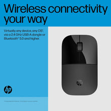 HP Z3700 Dual Black Wireless Mouse – Bluetooth 5.0, 1600 DPI Optical Sensor, AES Technology, Multi-Surface Compatibility, Up to 16-Month Battery Life