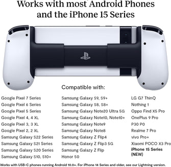 Buy Backbone,Backbone One: PlayStation Gaming Controller For Android - White - Gadcet UK | UK | London | Scotland | Wales| Near Me | Cheap | Pay In 3 | Video Game Console Accessories