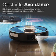 Shark PowerDetect Self-Empty Robot Vacuum, 3D & LiDAR Navigation, Anti-Allergen Base, for Carpets, Hard Floors, Pet Hair, WiFi/App/Alexa, Black