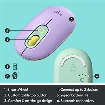 Buy Logitech,Logitech POP Mouse - Wireless Mouse with Customisable Emojis - Silent Touch Technology - Daydream - Gadcet UK | UK | London | Scotland | Wales| Ireland | Near Me | Cheap | Pay In 3 | Electronics