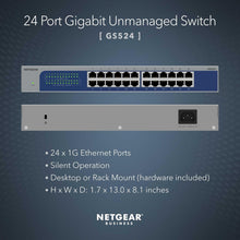 NETGEAR 24-Port Gigabit Ethernet Unmanaged Network Switch (GS524)