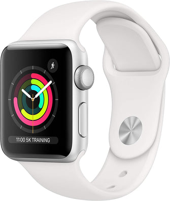 Buy Apple,Apple Watch Series 3 (GPS, 38mm) - Silver Aluminum Case with White Sport Band - Gadcet UK | UK | London | Scotland | Wales| Ireland | Near Me | Cheap | Pay In 3 | Watches