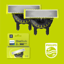 Buy Philips,Philips OneBlade 360 Replacement Blades, for OneBlade Electric Shaver and Trimmer, with 5in1 Adjustable Comb, Durable Stainless Steel, Trim, Edge and Shave, 2 Pack, (Model QP420/60) - Gadcet UK | UK | London | Scotland | Wales| Near Me | Cheap | Pay In 3 | Shaving & Grooming