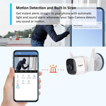 Buy TP-Link,TP-Link Tapo Outdoor Security Camera, Weatherproof, 3MP Ultra-High Definition, Automatic Siren, 2-way Audio, SD Storage, TC65 - White - Gadcet UK | UK | London | Scotland | Wales| Ireland | Near Me | Cheap | Pay In 3 | Security Monitors & Recorders