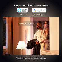 Philips Hue White Smart Bulb Twin Pack B22 - 800 Lumens (60W Equivalent), Works with Alexa, Google Assistant & HomeKit