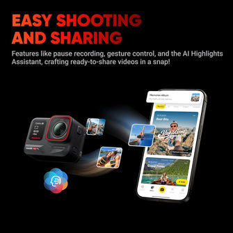 Buy Insta360,Insta360 Ace Pro Action Camera - Black - Gadcet UK | UK | London | Scotland | Wales| Near Me | Cheap | Pay In 3 | Action Cameras