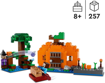 Buy LEGO,LEGO Minecraft The Pumpkin Farm Set with Steve Figure 21248 - Gadcet UK | UK | London | Scotland | Wales| Ireland | Near Me | Cheap | Pay In 3 | Toys & Games