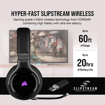 Buy Alann Trading Limited,CORSAIR VIRTUOSO RGB WIRELESS High–Fidelity Gaming Headset – 7.1 Surround Sound – Detchable Omni-Directional Microphone – iCUE Compatible – PC, Mac, PS5, PS4, Nintendo Switch, Mobile – Carbon - Gadcet UK | UK | London | Scotland | Wales| Near Me | Cheap | Pay In 3 | Headphones & Headsets