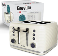 Buy BREVILLE,Breville Zen 4-Slice Cream Toaster with High Lift & Wide Slots | Cream & Silver Chrome - Gadcet UK | UK | London | Scotland | Wales| Near Me | Cheap | Pay In 3 | Toaster