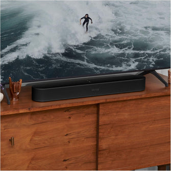 Sonos Beam (Gen 2) Compact Smart Soundbar for TV & Music, Black