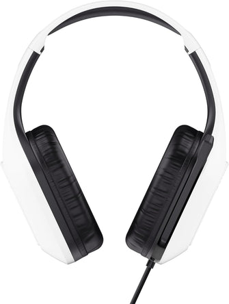 Trust Gaming GXT 418W Rayne Lightweight Gaming Headset - 3.5mm Jack, 50mm Drivers, Foldaway Microphone, Over-Ear, 2m Cable, PC, Xbox, PS4, PS5, Switch, Mobile - White