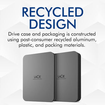 LaCie Mobile Drive 5TB Portable External Hard Drive for Mac & PC, Space Grey, with Data Rescue Service (STLR5000400)