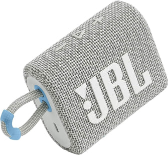 Buy JBL,JBL Go 3 ECO Wireless Bluetooth Speaker, Waterproof with 5 Hours of Battery Life, White - Gadcet UK | UK | London | Scotland | Wales| Near Me | Cheap | Pay In 3 | Bluetooth Speaker