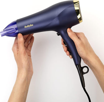 Buy BABYLISS,BaByliss Midnight Luxe 2300W Hair Dryer, Ionic Frizz-control, Fast Drying, Professional and Lightweight, 3 heat & 2 speed settings - Gadcet UK | UK | London | Scotland | Wales| Near Me | Cheap | Pay In 3 | Hair Care