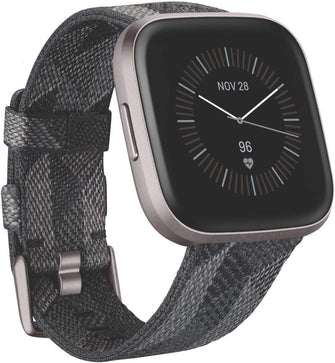 Buy Fitbit,Fitbit Versa 2 Special Edition 40mm Mist Gray Aluminum Case and Smoke Woven Band with Voice Control, Sleep Score & Music - Gadcet.com | UK | London | Scotland | Wales| Ireland | Near Me | Cheap | Pay In 3 | Watches