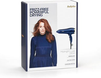 Buy BABYLISS,BaByliss Midnight Luxe 2300W Hair Dryer, Ionic Frizz-control, Fast Drying, Professional and Lightweight, 3 heat & 2 speed settings - Gadcet UK | UK | London | Scotland | Wales| Near Me | Cheap | Pay In 3 | Hair Care