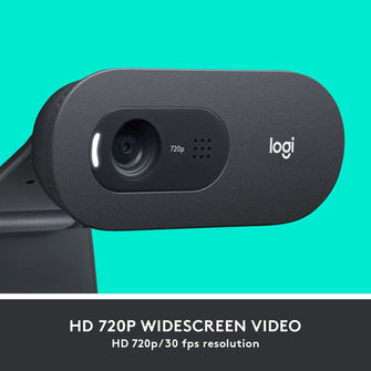 Buy Logitech,Logitech C505 HD Webcam - Streaming Webcam, 720p HD External USB Camera for Desktop or Laptop with Long-Range Microphone, Compatible with PC or Mac - Grey - Gadcet UK | UK | London | Scotland | Wales| Near Me | Cheap | Pay In 3 | Webcams