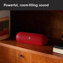 Beats Pill – Wireless Bluetooth Speaker & Portable Charger, 24H Battery, IP67 Water Resistant, USB-C, Built-in Mic – Statement Red