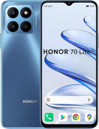 Buy Honor,HONOR 70 Lite, Smartphone 5G, 4GB+128GB, 6,5” 90Hz FullView Display, 5000 mAh, Android 12, Dual SIM, Ocean Blue - Gadcet UK | UK | London | Scotland | Wales| Near Me | Cheap | Pay In 3 | Mobile Phone