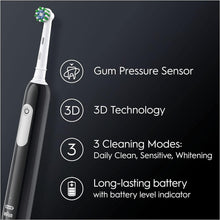 Buy Oral-B,Oral-B Pro 1 Electric Toothbrush With 3D Cleaning, Gifts For Women / Men, 1 Toothbrush Head & Travel Case, Gum Pressure Control, 2 Pin UK Plug, Black - Gadcet UK | UK | London | Scotland | Wales| Near Me | Cheap | Pay In 3 | Toothbrush Accessories