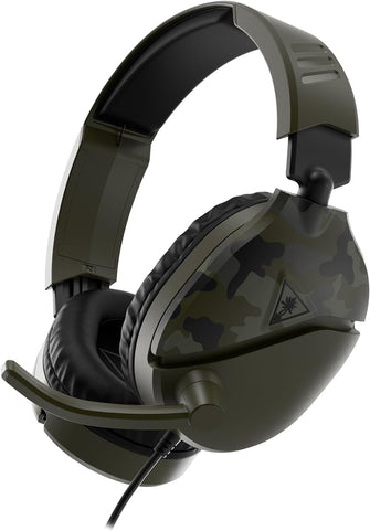 Turtle Beach Recon 70 Camo Green Gaming Headset - Compatible with Xbox Series X|S, Xbox One, PS5, PS4, Nintendo Switch & PC