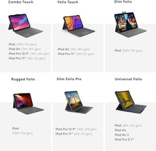 Buy Logitech,Logitech iPad 7th Gen Slim Folio Tablet Case - Grey - Gadcet UK | UK | London | Scotland | Wales| Ireland | Near Me | Cheap | Pay In 3 | Tablet Computers