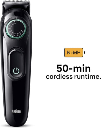 Buy Braun,Braun Beard trimmer, trimmer, ultra sharp blade clippers, 40 length settings, gift man, BT3421, Black/Vibrant Green - Gadcet UK | UK | London | Scotland | Wales| Near Me | Cheap | Pay In 3 | Hair Clippers & Trimmers