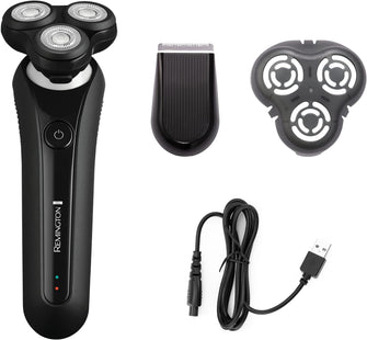 Buy Alann Trading Limited,Remington X5 Limitless Mens Wet & Dry Electric Rotary Shaver - 360° PivotBall & flexible shaving heads for constant contact (Detail trimmer, 50min usage, 90min charge, Cordless, USB charging) XR1750 - Gadcet UK | UK | London | Scotland | Wales| Near Me | Cheap | Pay In 3 | Shaving & Grooming